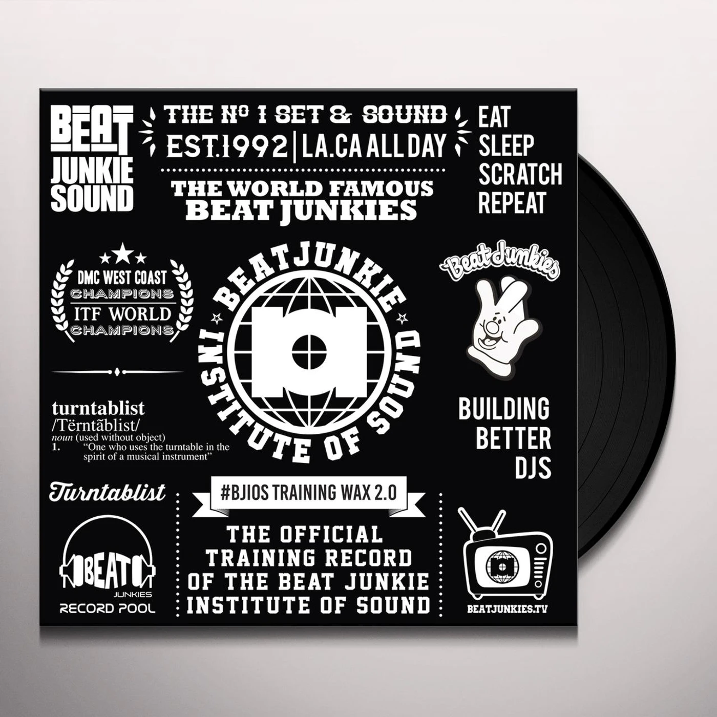 Beat Junkies BIOS TRAINING WAX 2.0 Vinyl Record