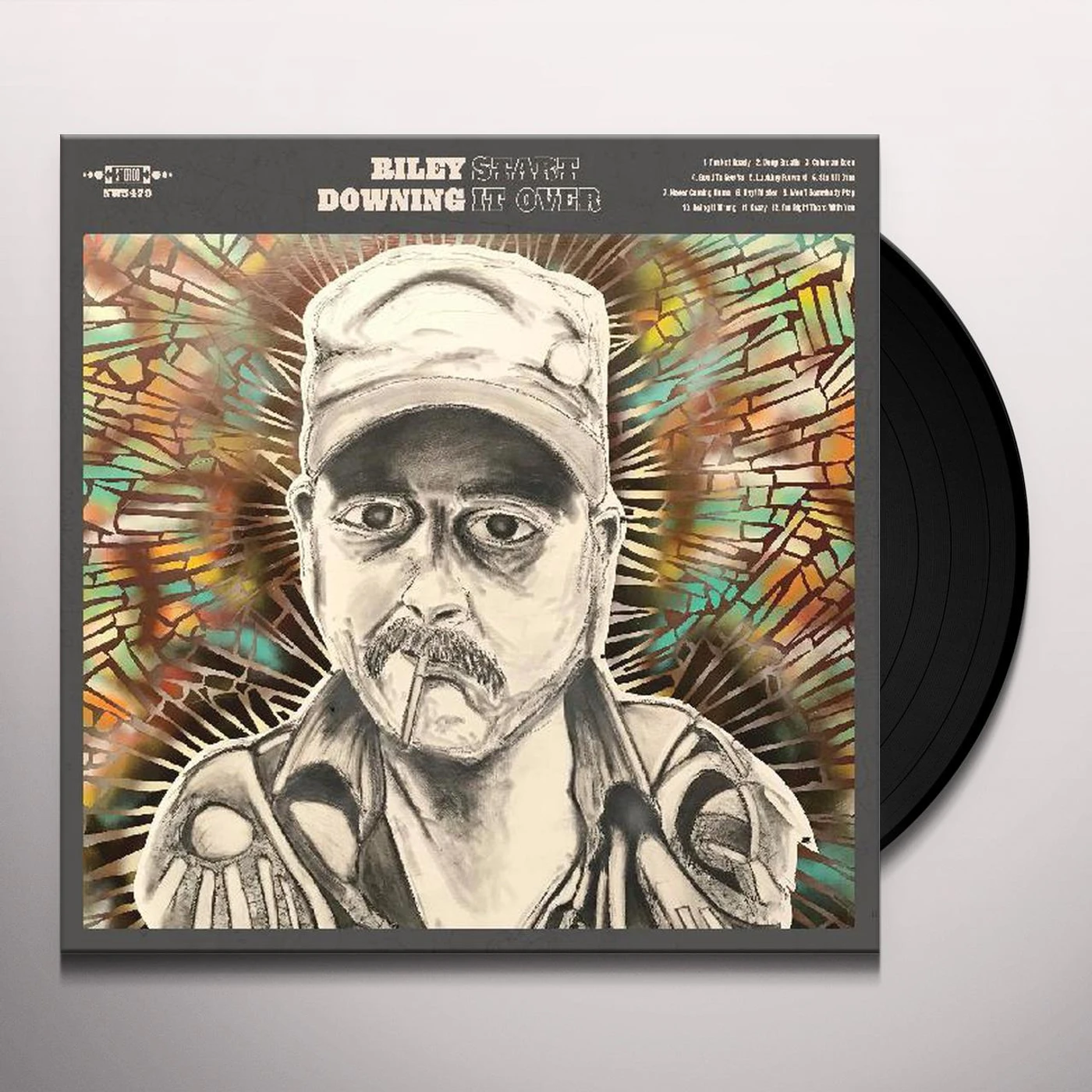 Riley Downing START IT OVER (SEA GLASS & TURQUOISE VINYL) Vinyl Record