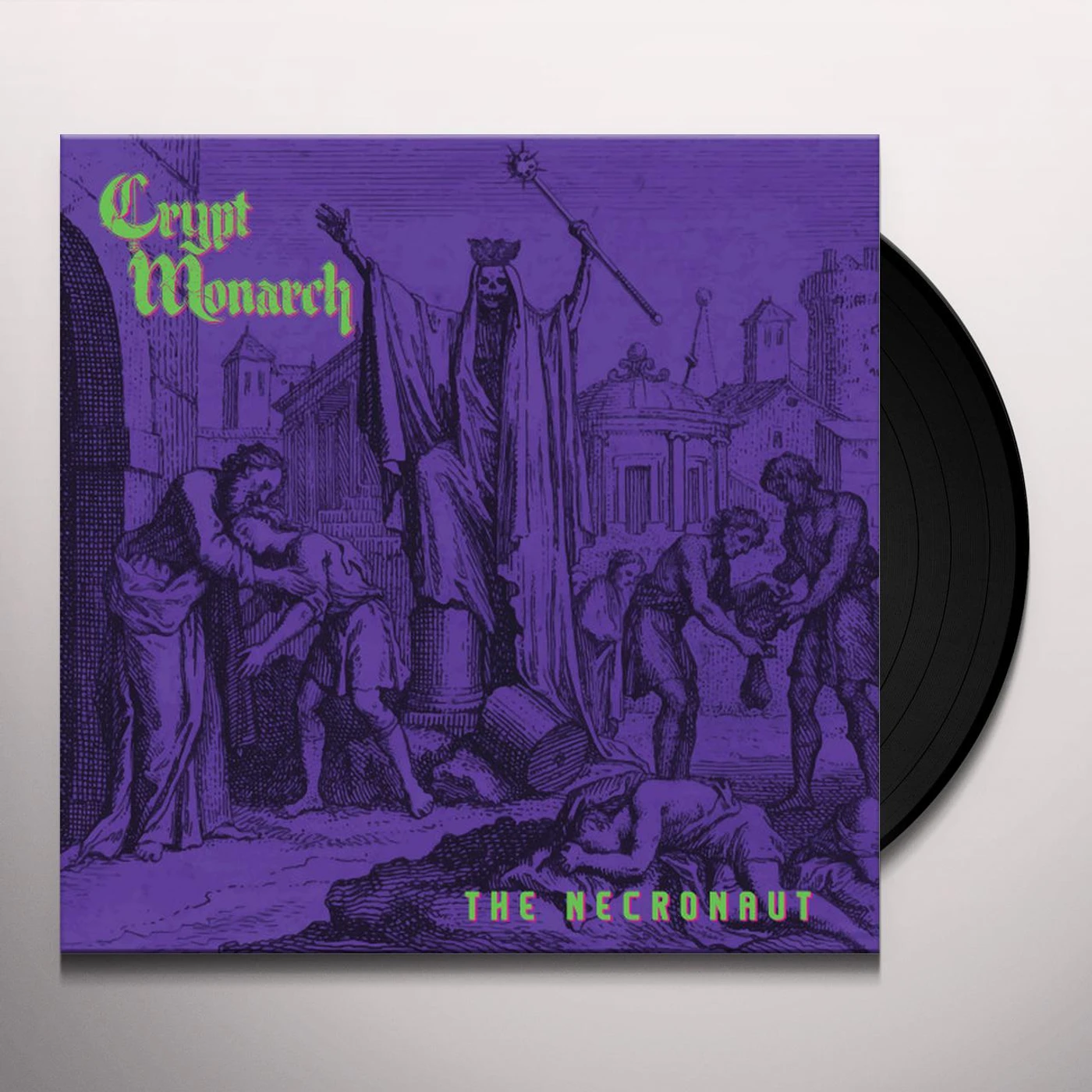 Crypt Monarch NECRONAUT (NEON PINK VINYL/IMPORT) Vinyl Record