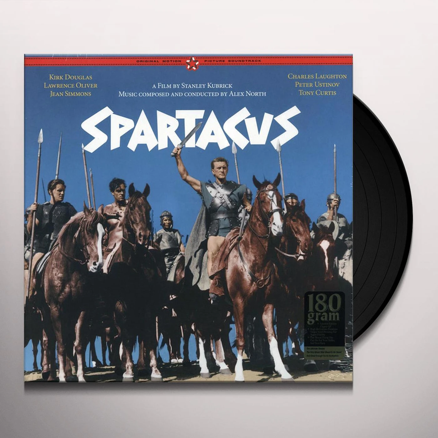 Alex North SPARTACUS Original Soundtrack (180G/DMM/GATEFOLD EDITION) Vinyl Record