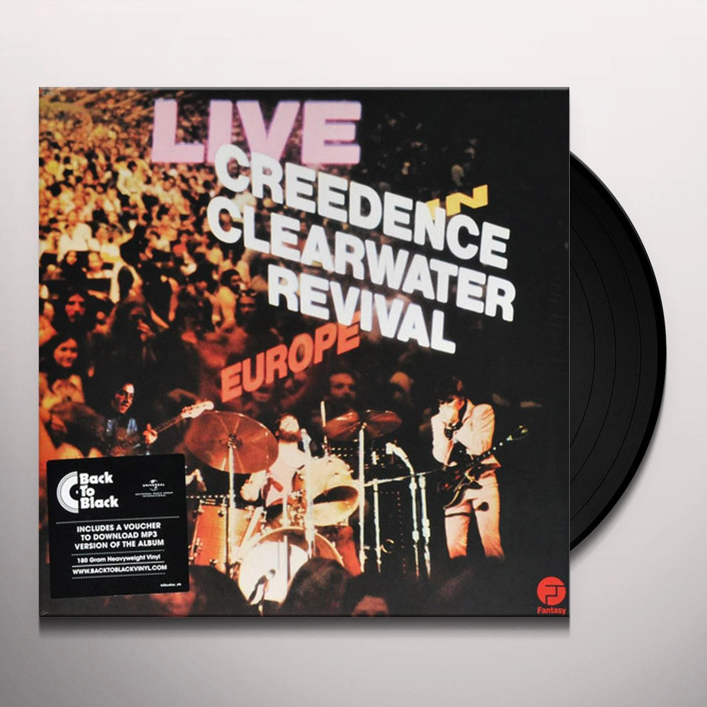 Creedence Clearwater Revival Live In Europe Vinyl Record