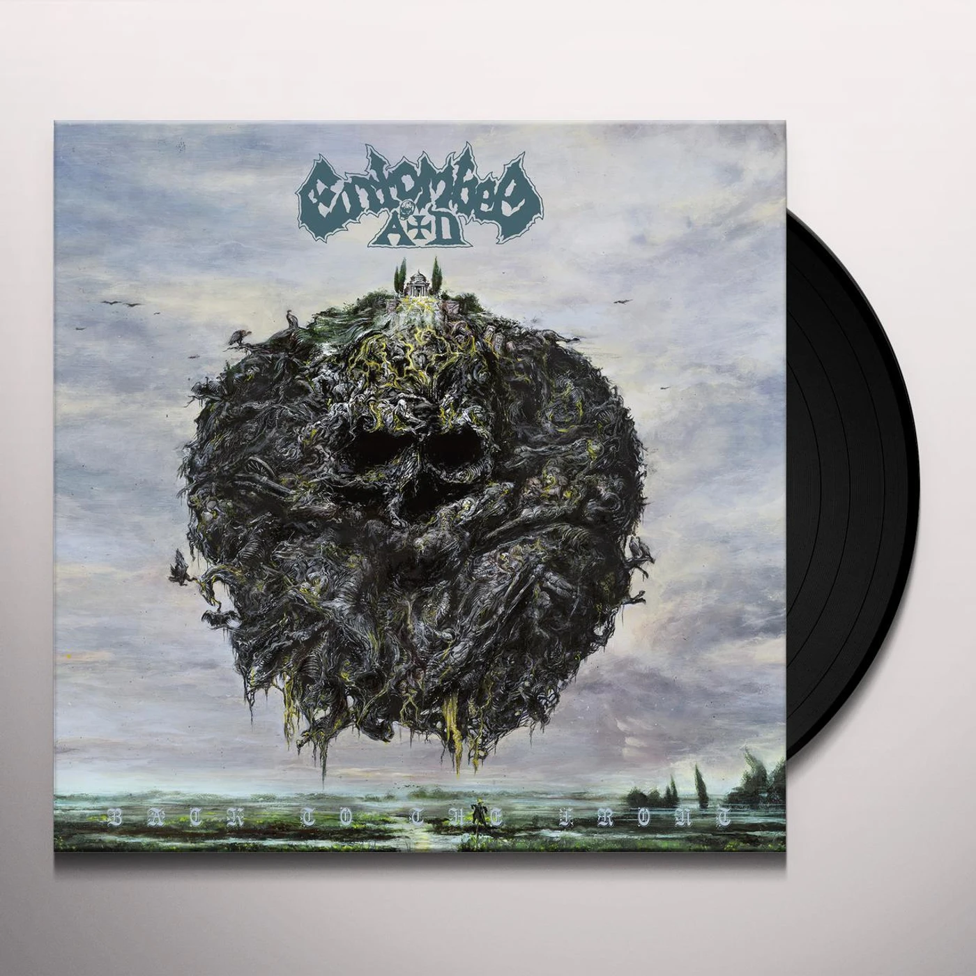 Entombed Ad BACK TO THE FRONT (BLUE VINYL) Vinyl Record