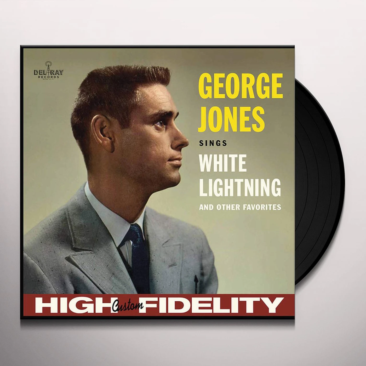 George Jones SINGS WHITE LIGHTNING AND OTHER FAVORITES Vinyl Record