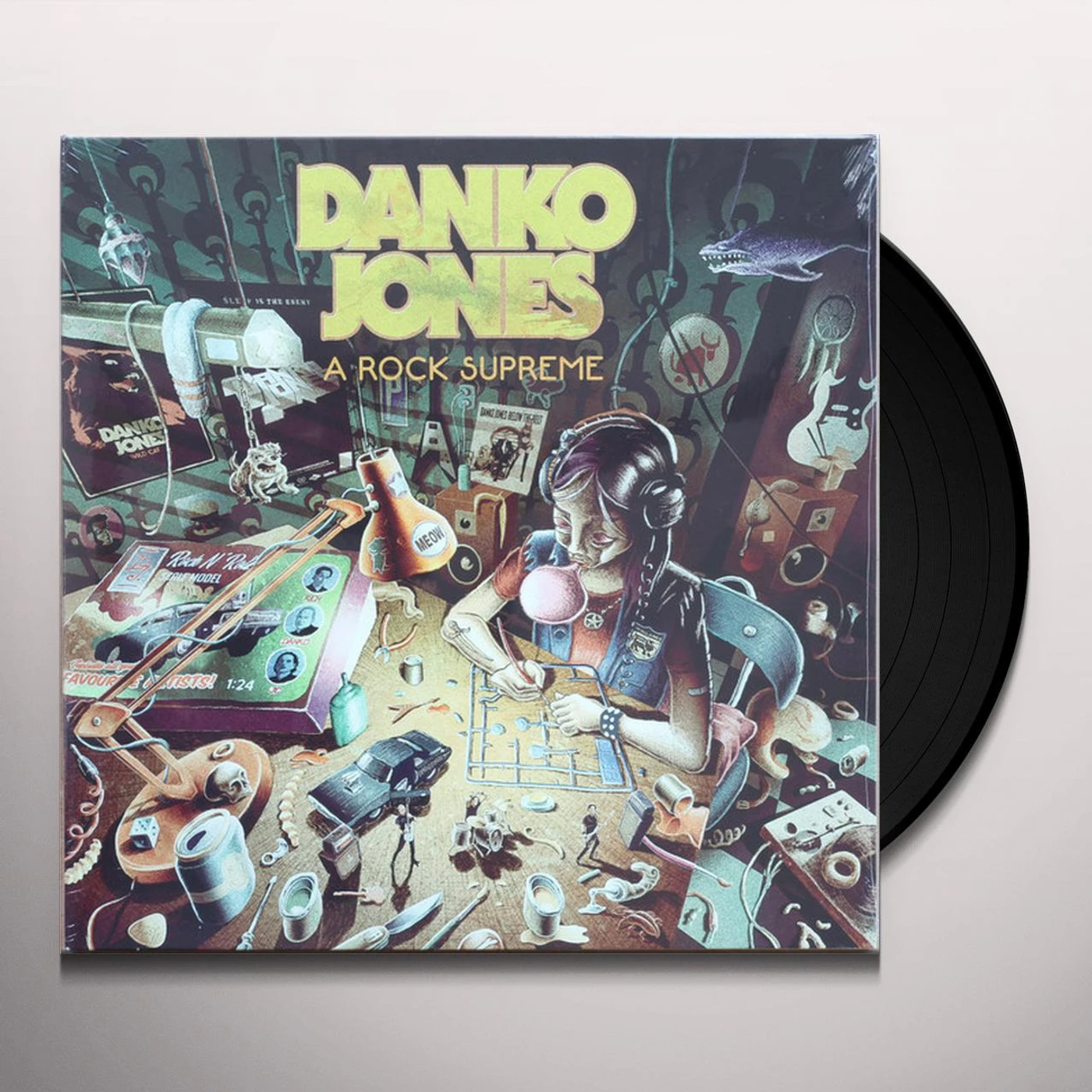 Danko Jones ROCK SUPREME (CRYSTAL CLEAR) Vinyl Record