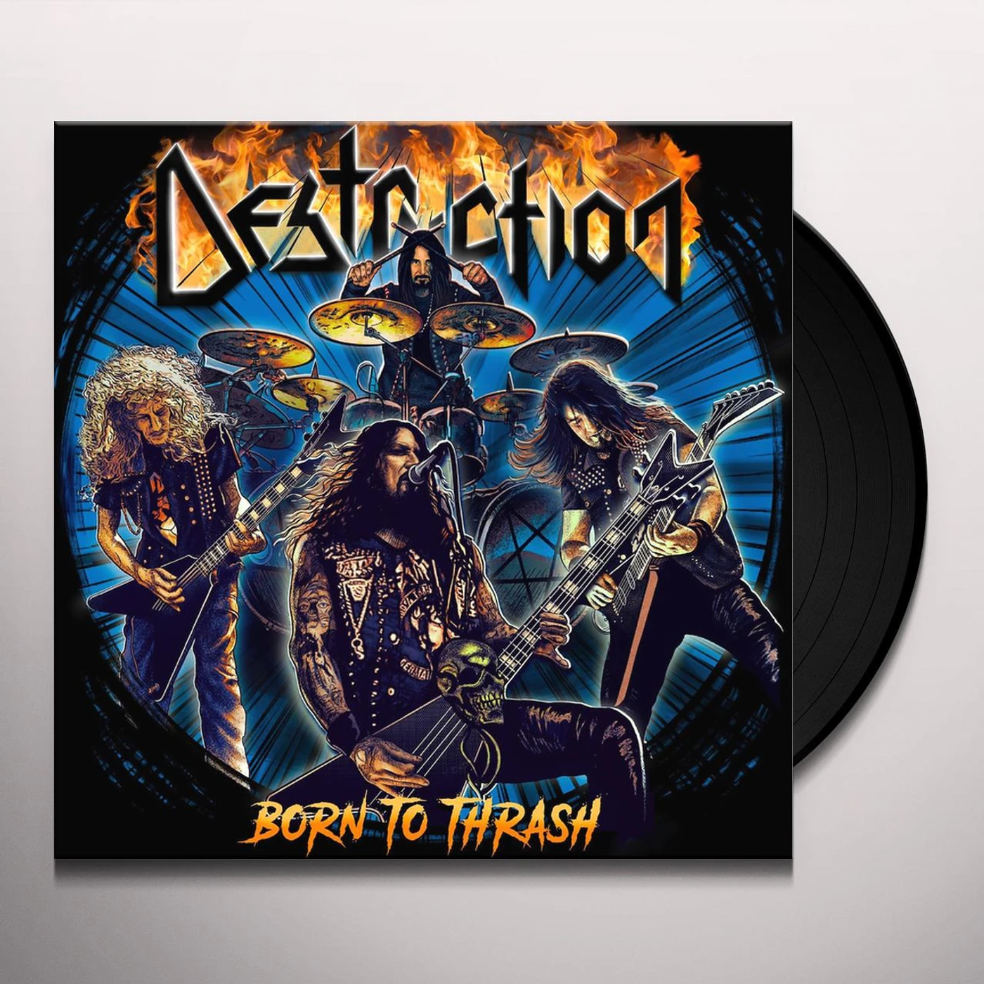 Destruction BORN TO THRASH (LIVE IN GERMANY) (X) (2LP) Vinyl Record
