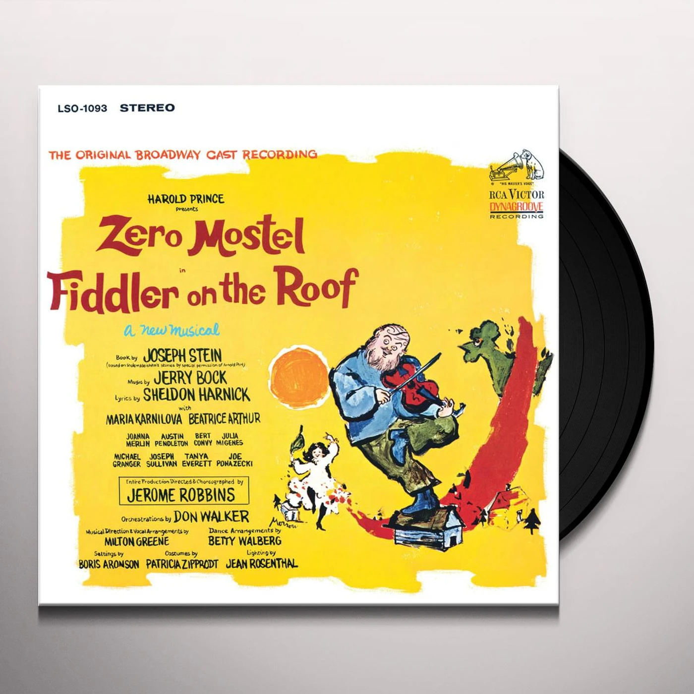 FIDDLER ON THE ROOF / O.B.C. Vinyl Record