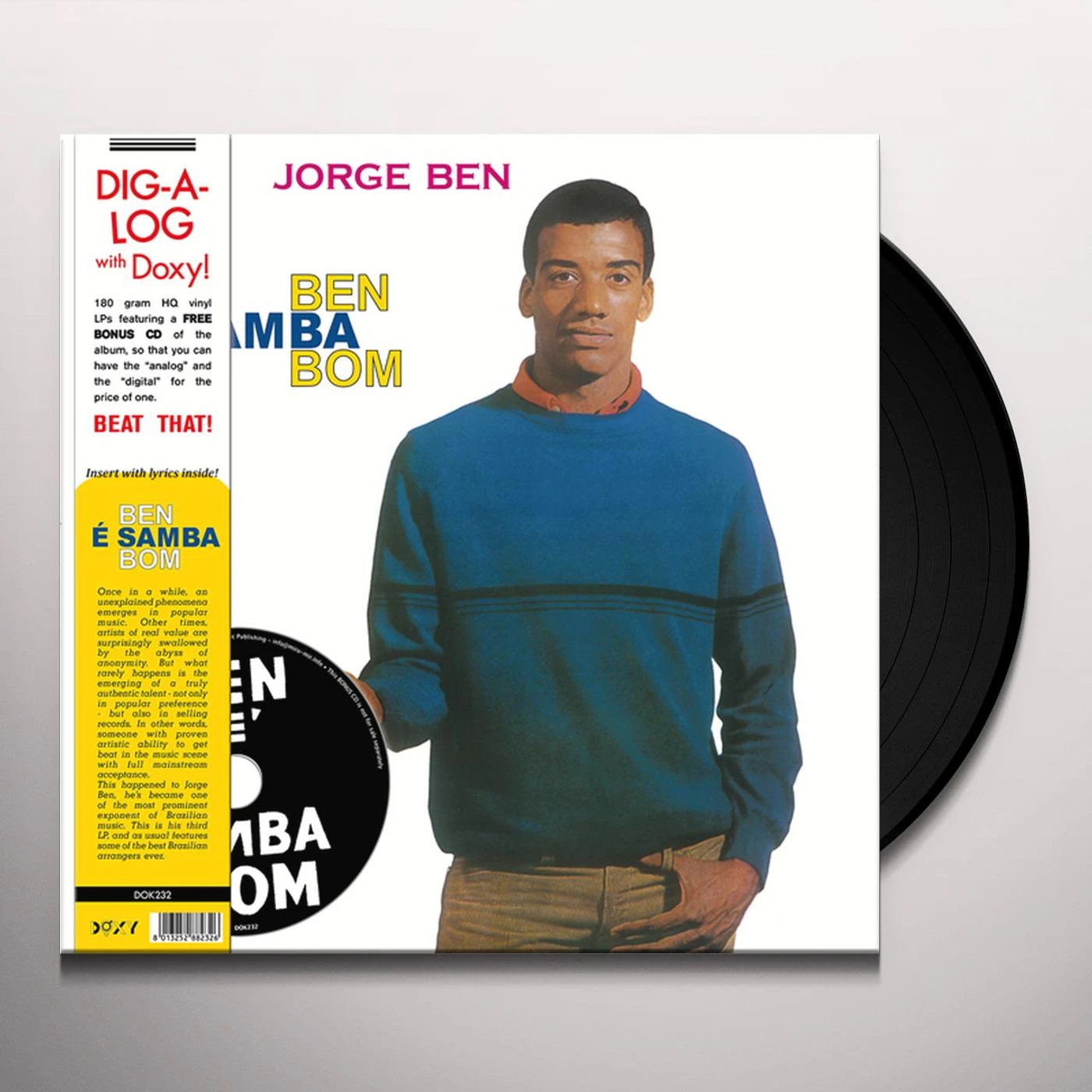 Jorge Ben BEN E SAMBA BOM Vinyl Record