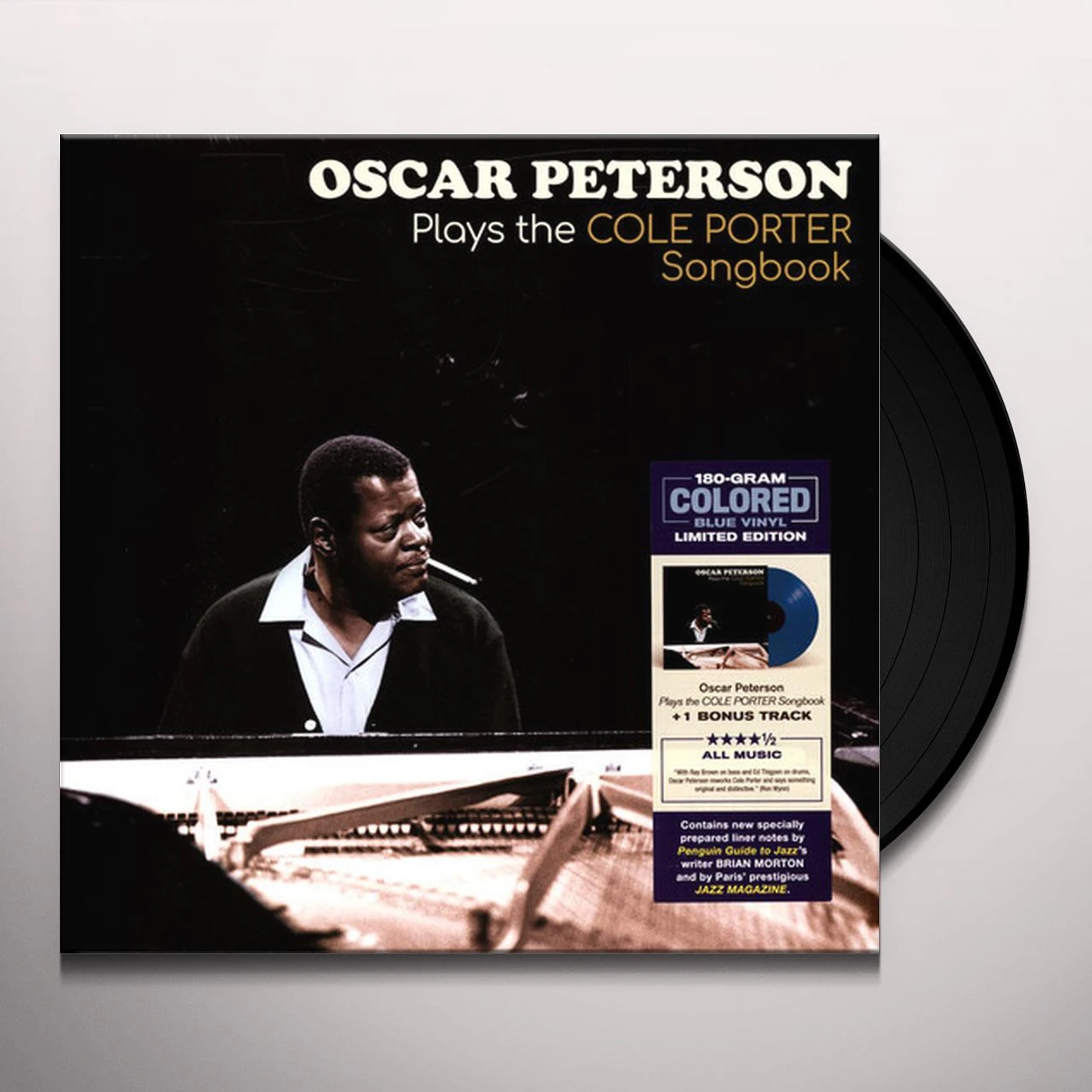 Oscar Peterson PLAYS THE COLE PORTER SONGBOOK (BLUE VINYL) Vinyl Record