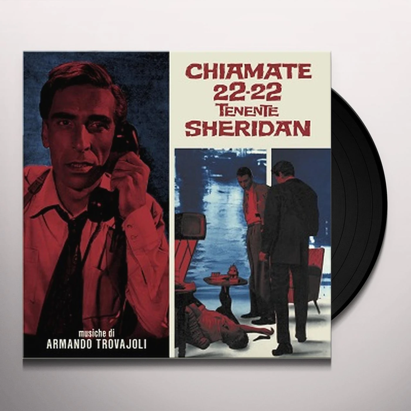 Armando Trovajoli CHIAMATE 22-22 TENENTE SHERIDAN / Original Soundtrack Vinyl Record