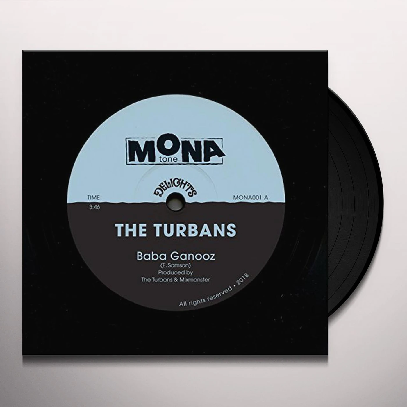 The Turbans BABA GANOOZ / LOST MY MIND Vinyl Record