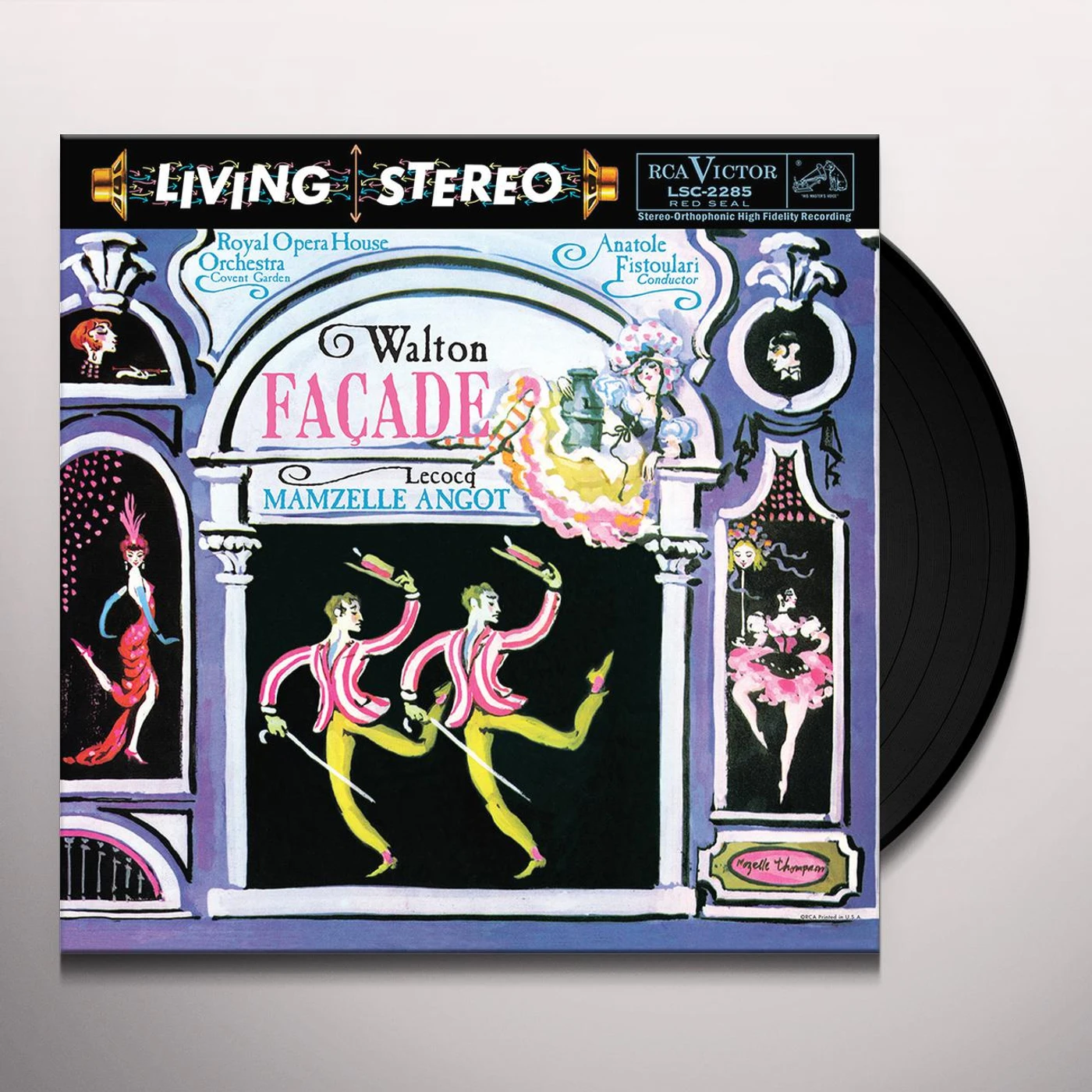 Anatole Fistoulari WALTON: FAGADE / LECOCQ: MAMZELLE ANGOT Vinyl Record