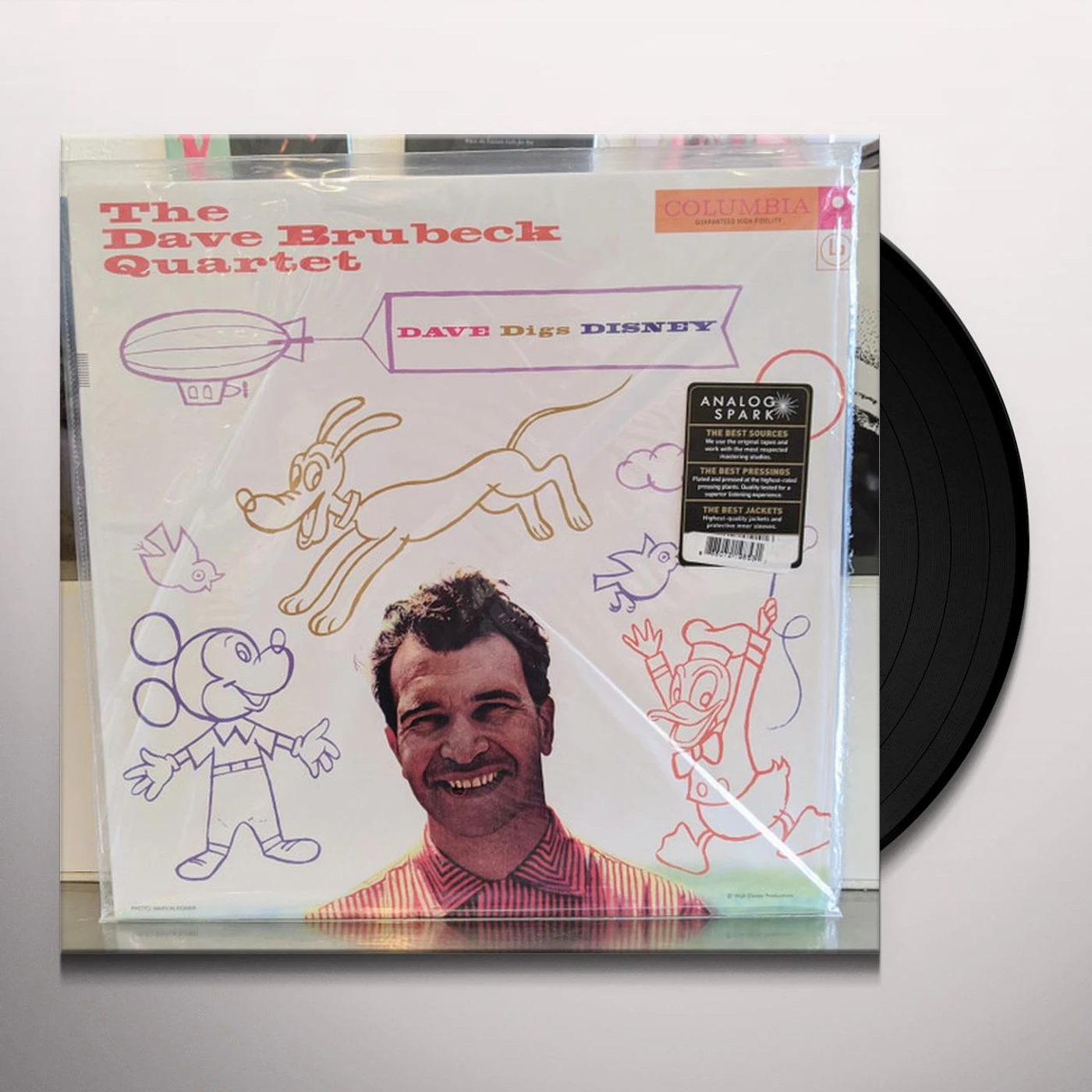 The Dave Brubeck Quartet Dave Digs Disney Vinyl Record