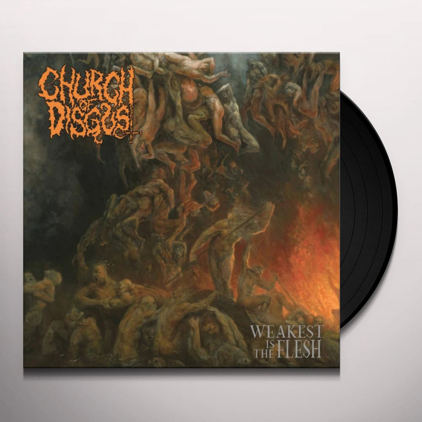 Church Of Disgust Weakest Is The Flesh Vinyl Record