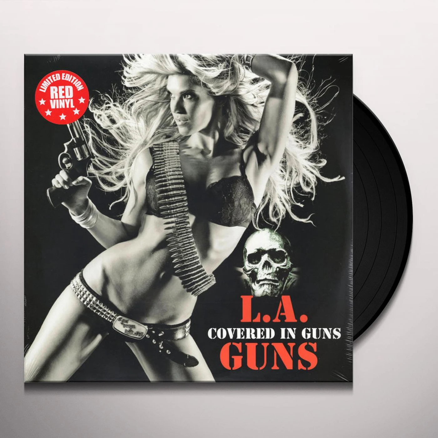 L.A. Guns COVERED IN GUNS Vinyl Record