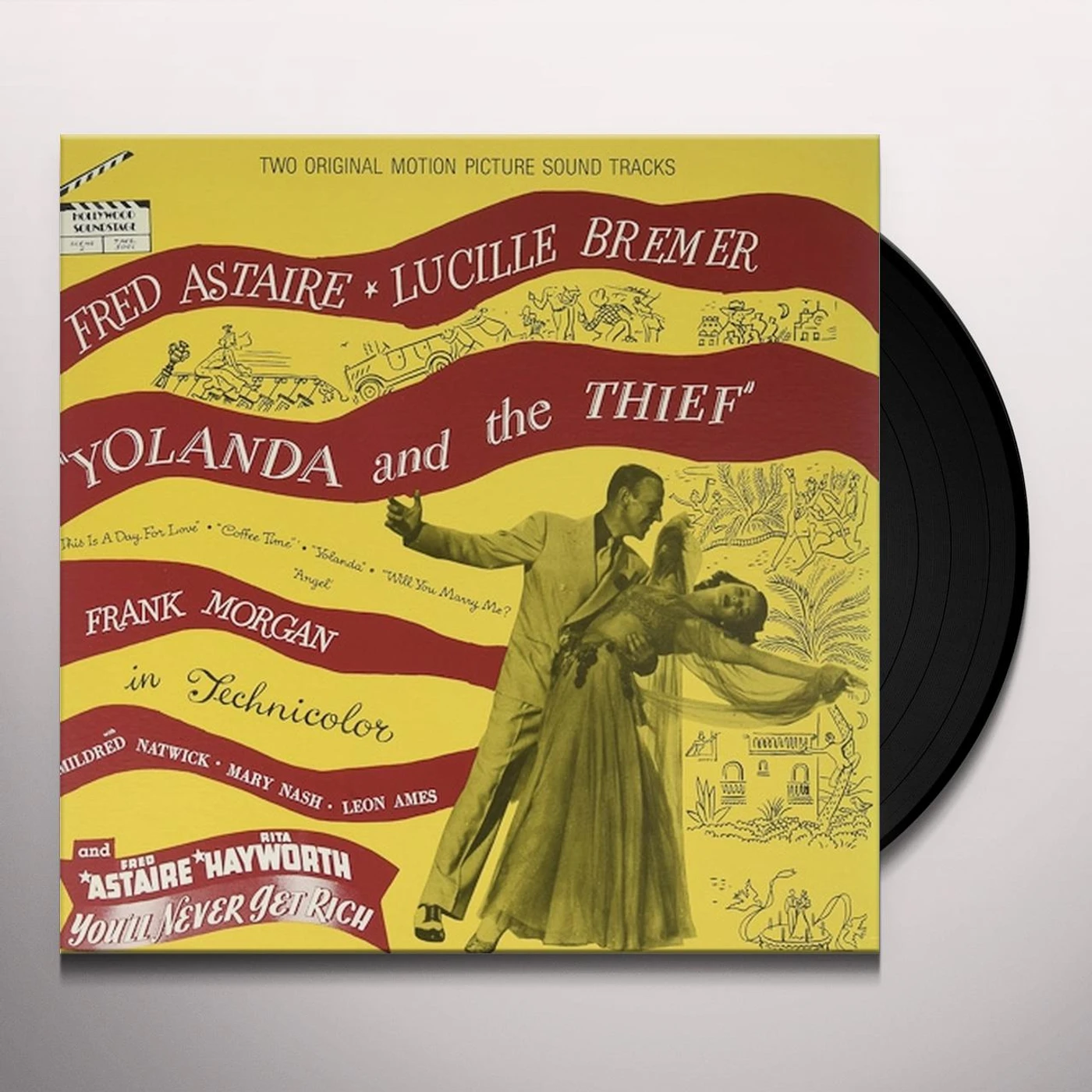 Fred Astaire YOLANDA AND THE THIEF / NEVER GET RICH / Original Soundtrack Vinyl Record