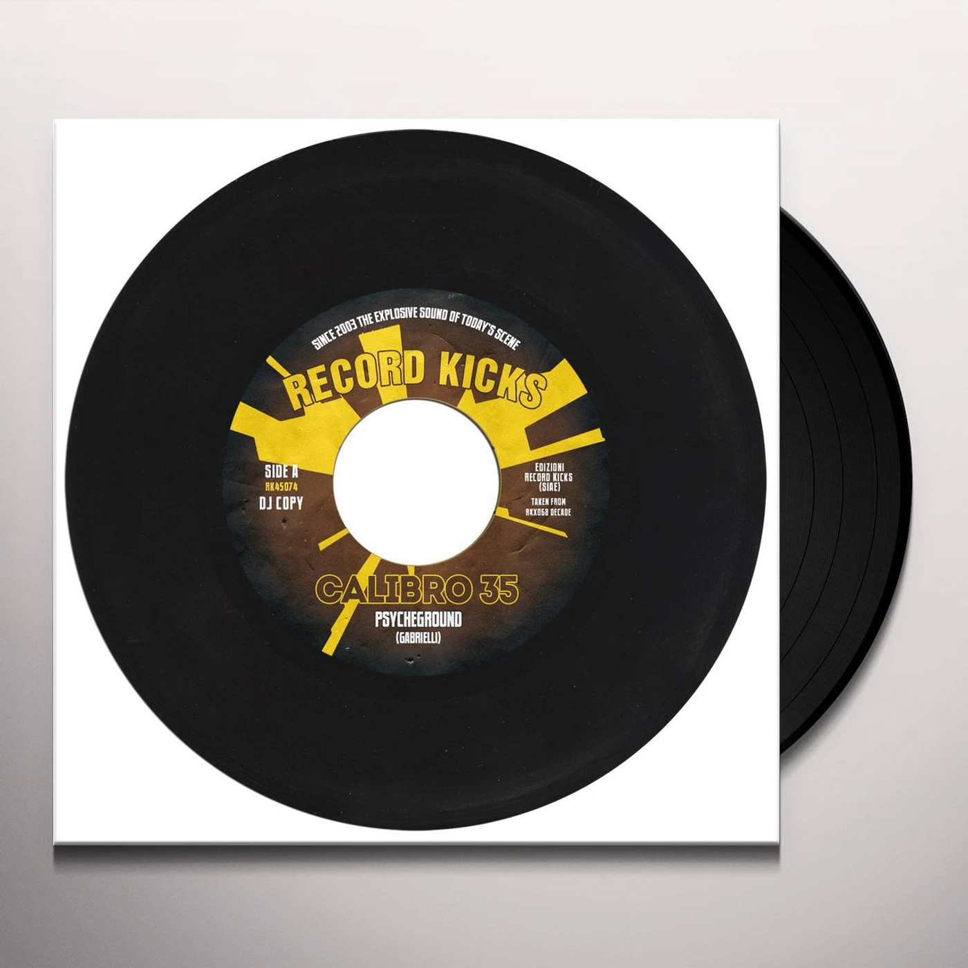 Calibro 35 PSYCHEGROUND / POLYMERI (AFRO-UTOPIA VERSION) Vinyl Record