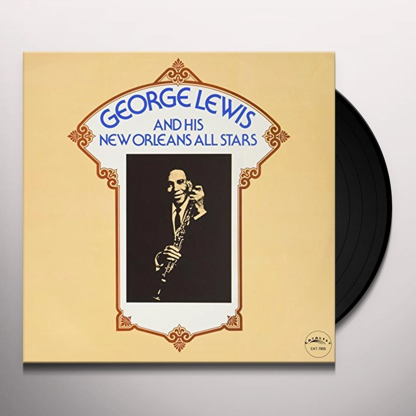 George Lewis HIS NEW ORLEANS ALL STARS Vinyl Record