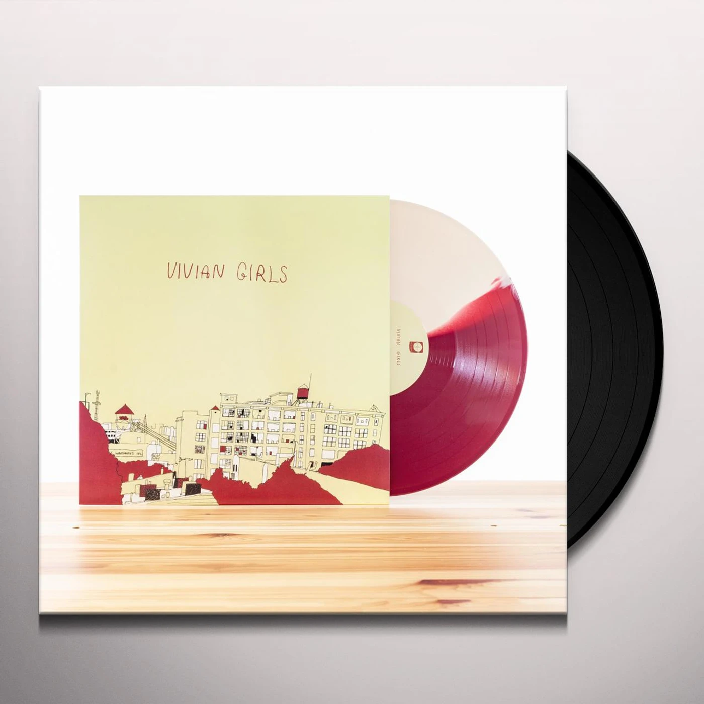 VIVIAN GIRLS (HALF CREAM/HALF MAROON VINYL) Vinyl Record