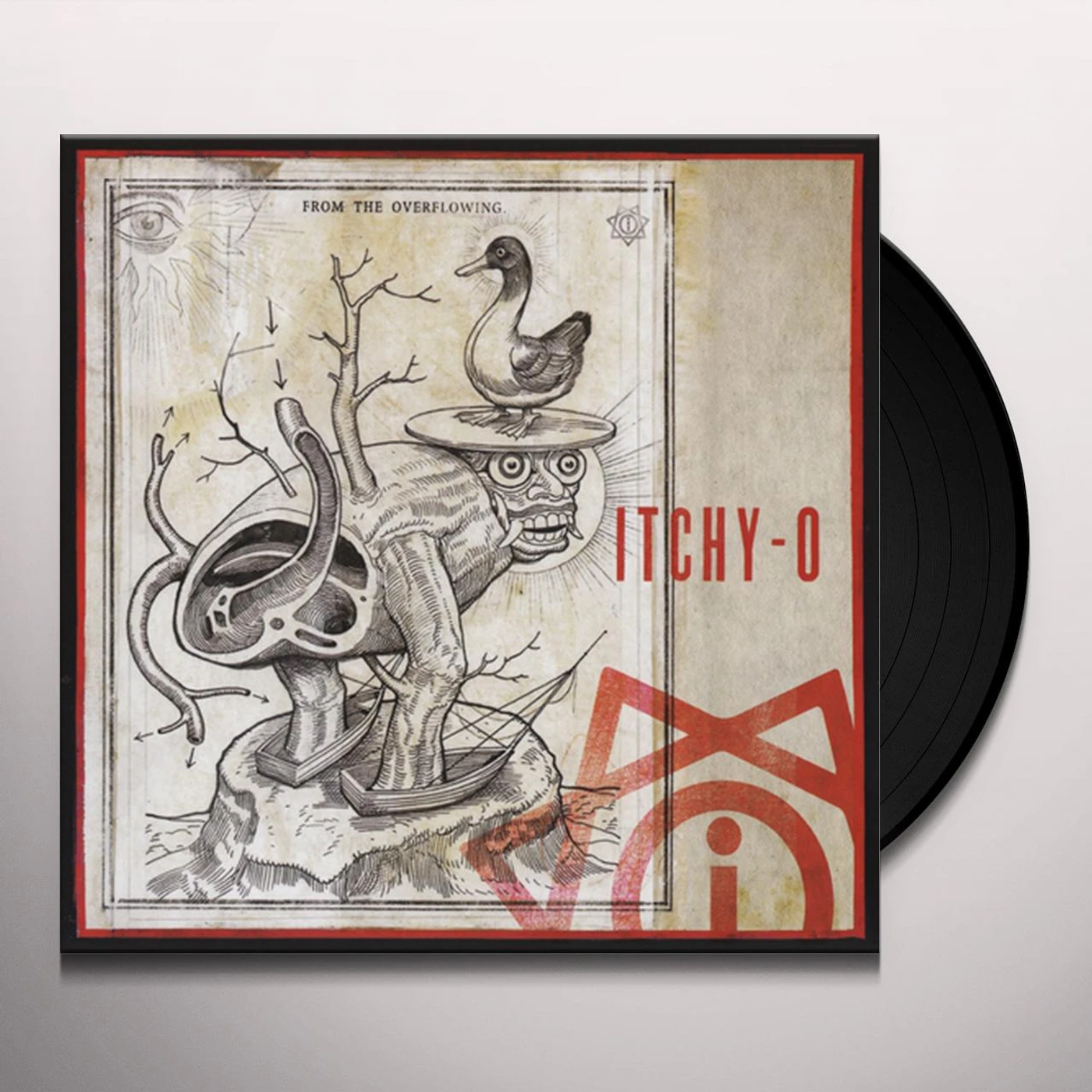 itchy-O FROM THE OVERFLOWING Vinyl Record