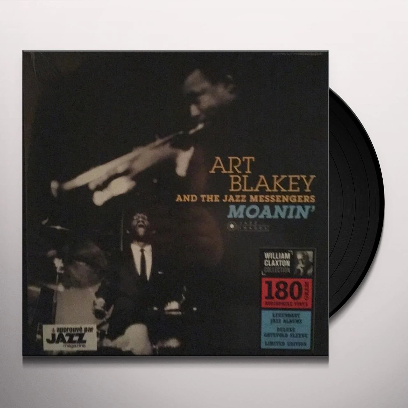Art Blakey & The Jazz Messengers MOANIN (PHOTOGRAPHS BY WILLIAM CLAXTON/180G/VIRGIN VINYL/GATEFOLD EDITION) Vinyl Record