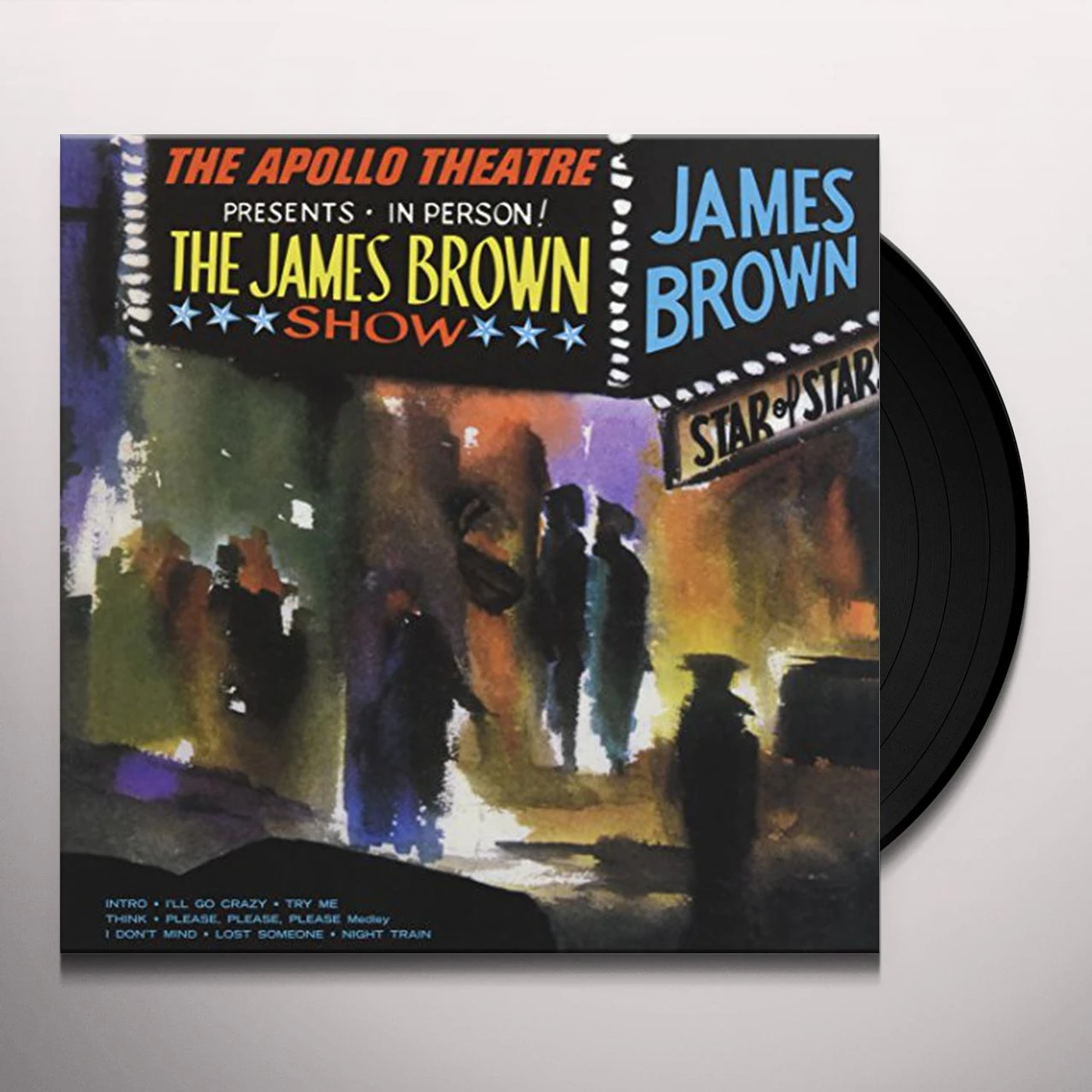 James Brown LIVE AT THE APOLLO Vinyl Record
