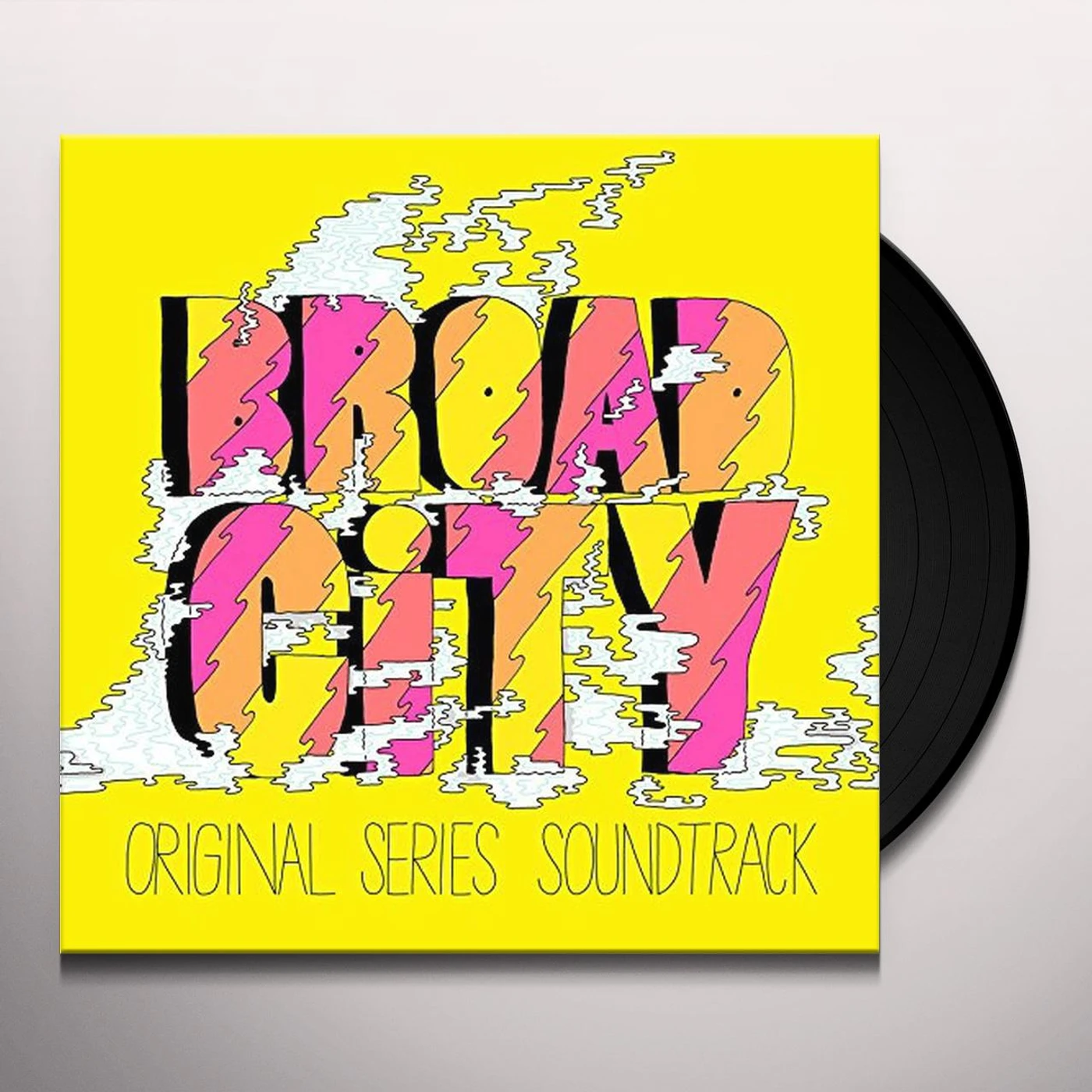 Broad City O.S.T. BROAD CITY (YELLOW VINYL/DL CARD) O.S.T. Vinyl Record