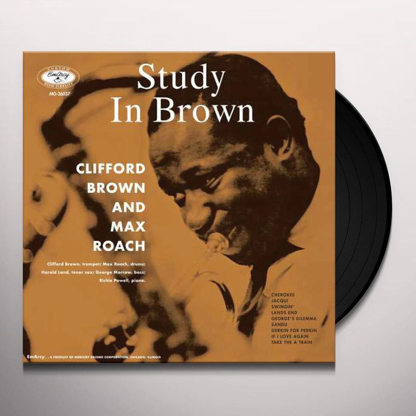 Clifford Brown & Max Roach STUDY IN BROWN (IMAGES BY FRANCIS WOLFF) (180G) Vinyl Record