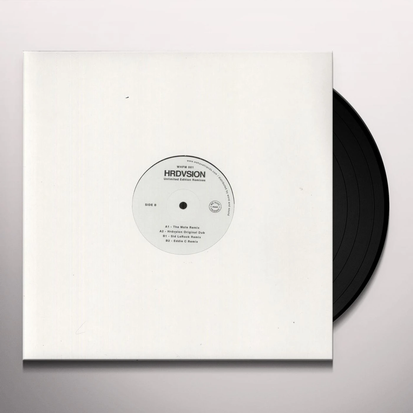 Hrdvsion Unlimited Edition Vinyl Record