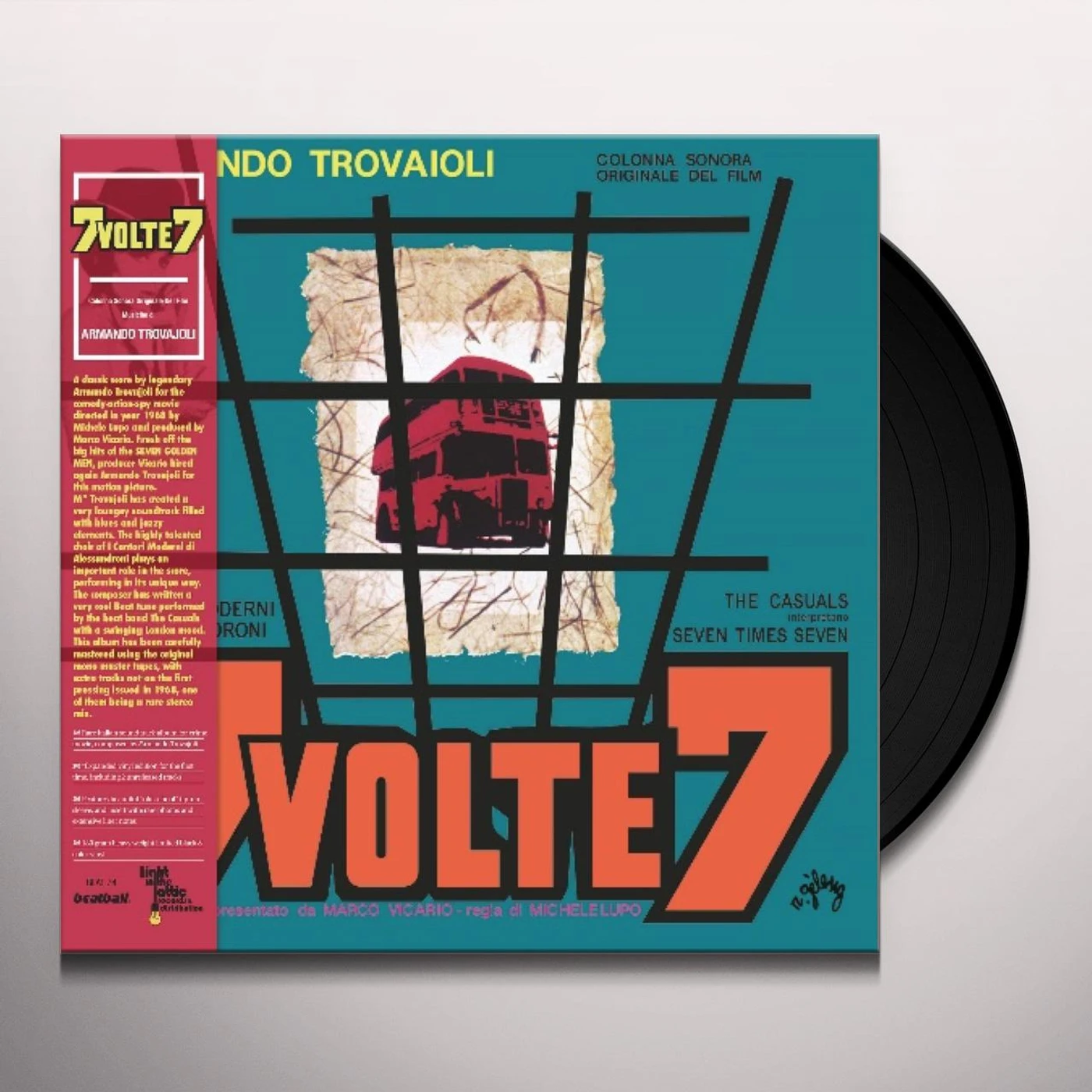 Armando Trovajoli 7 VOLTE 7: COLONNA SONORA / Original Soundtrack Vinyl Record