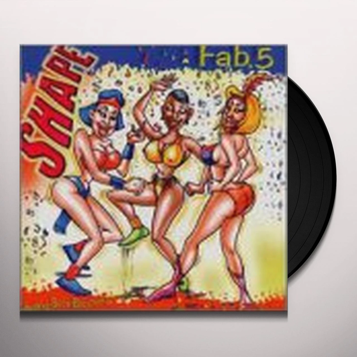 Fab 5 Shape Vinyl Record