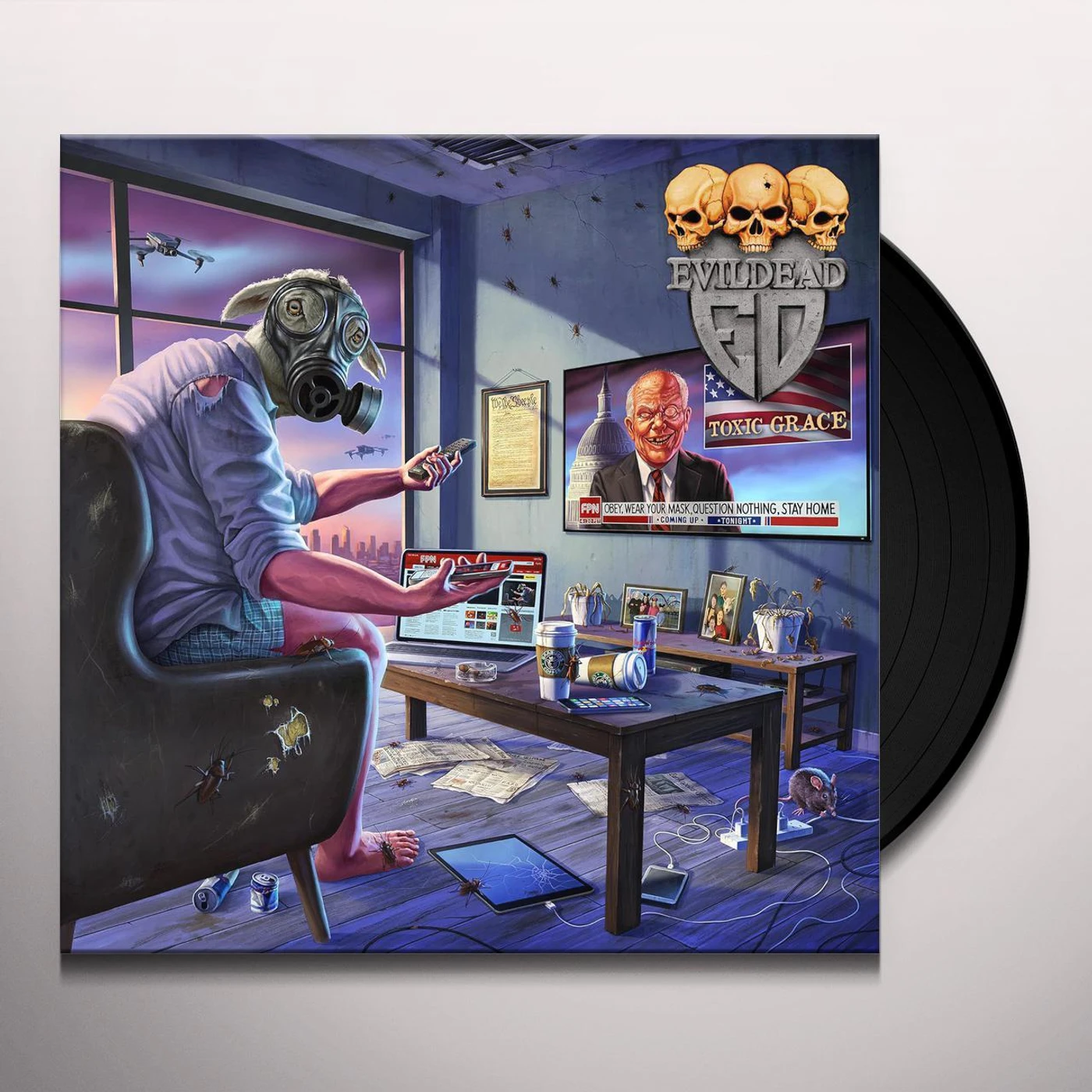 Evildead Toxic Grace (Bonus Track) Vinyl Record
