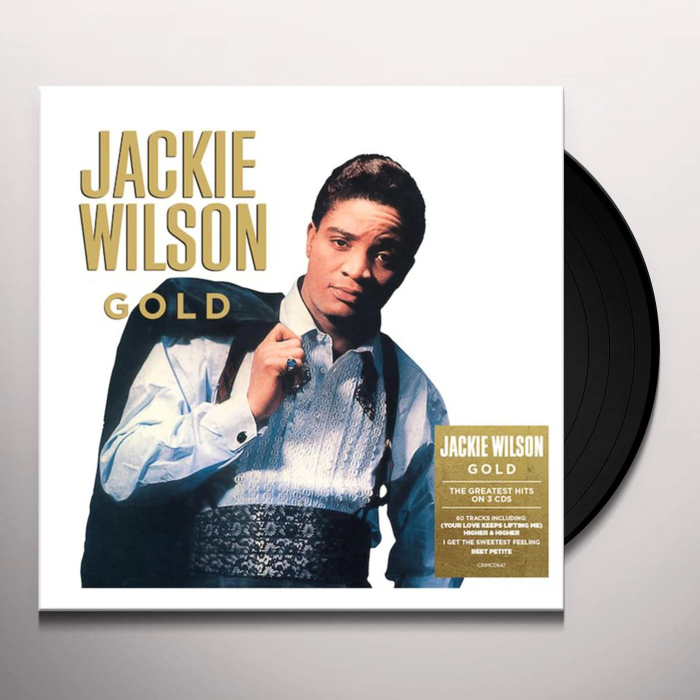 Jackie Wilson GOLD Vinyl Record