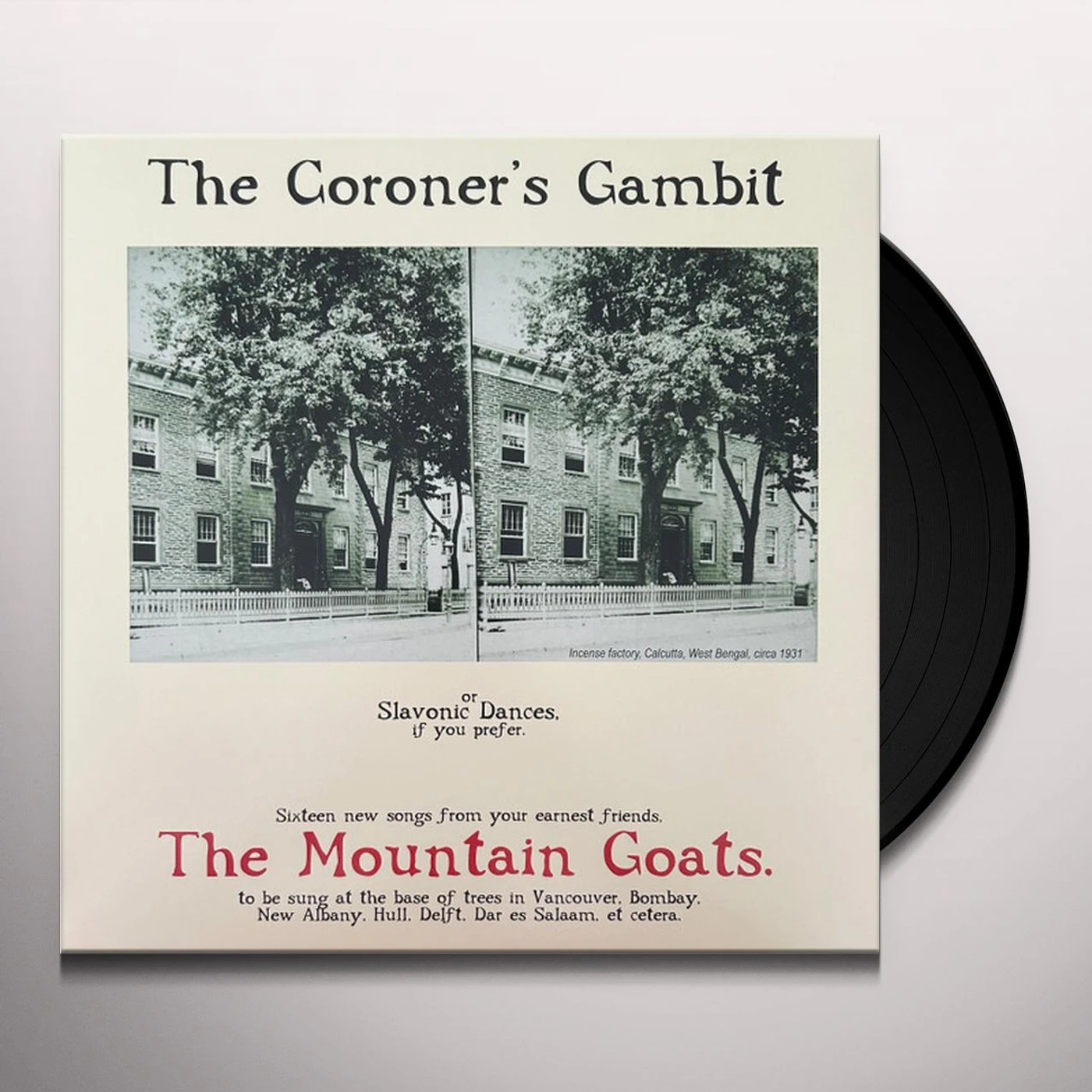 The Mountain Goats CORONER'S GAMBIT (REISSUE) Vinyl Record
