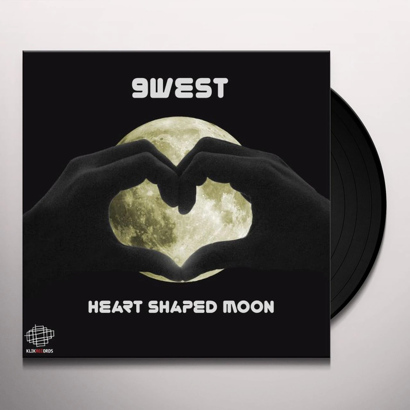 9west Heart Shaped Moon Vinyl Record