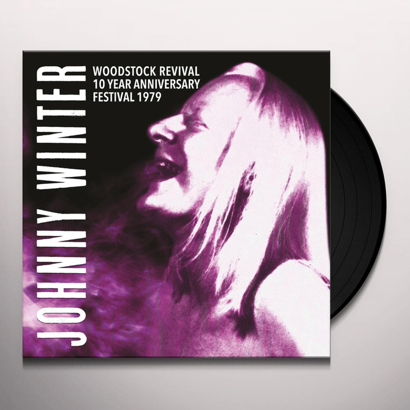 Johnny Winter WOODSTOCK REVIVAL 10 YEAR ANNIVERSARY FESTIVAL 1979 Vinyl Record