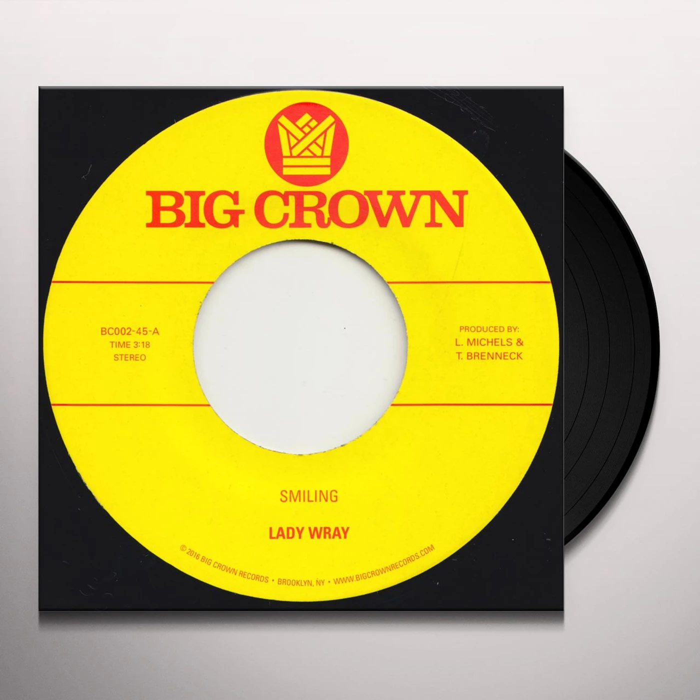 Lady Wray SMILING / MAKE ME OVER Vinyl Record