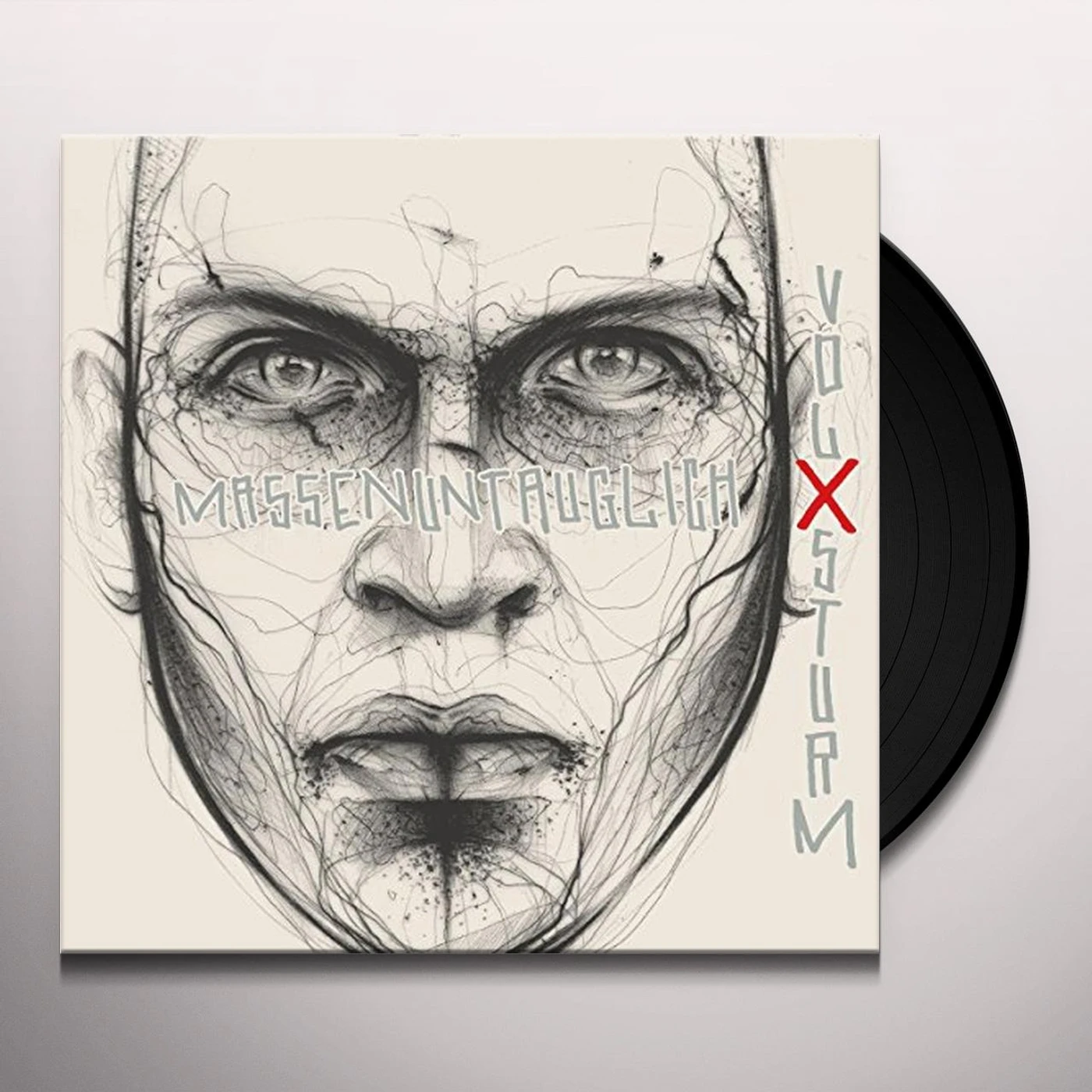 Volxsturm MASSENUNTAUGLICH: BLACK Vinyl Record
