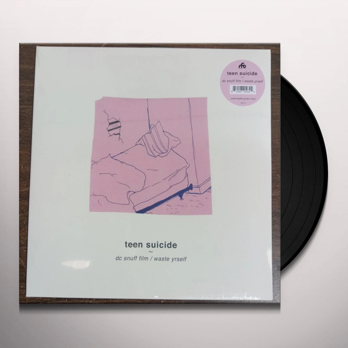 Teen Suicide dc snuff film / waste yrself Vinyl Record