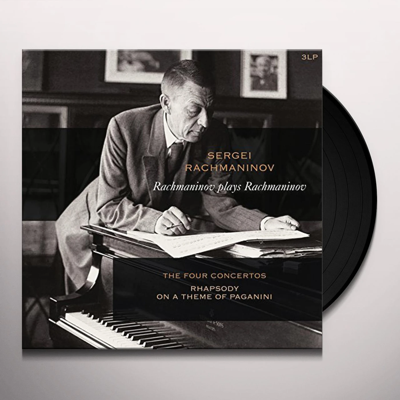RACHMANINOV PLAYS RACHMANINOV: PIANO CONCERTOS 1-4 Vinyl Record