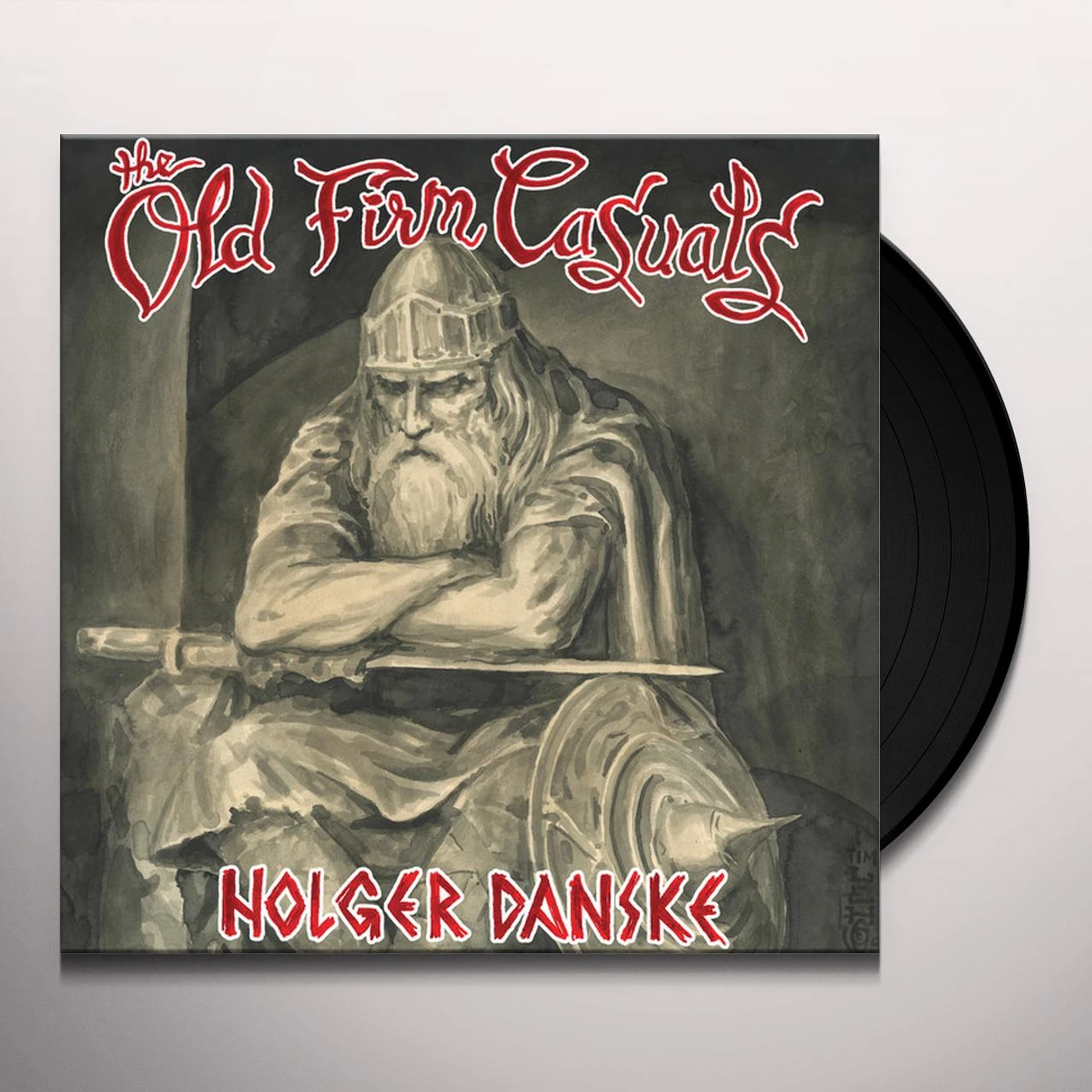 The Old Firm Casuals HOLGER DANSKE (DANISH FLAG COLORED VINYL) Vinyl Record