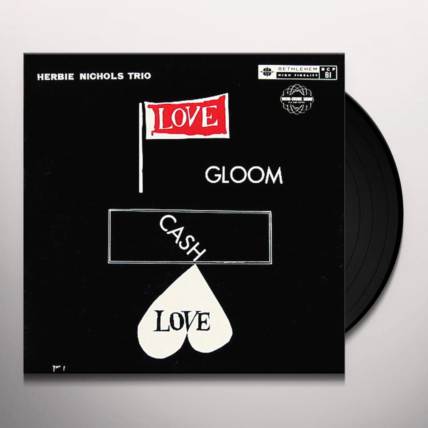 Herbie Nichols Trio LOVE, GLOOM, CASH, LOVE Vinyl Record
