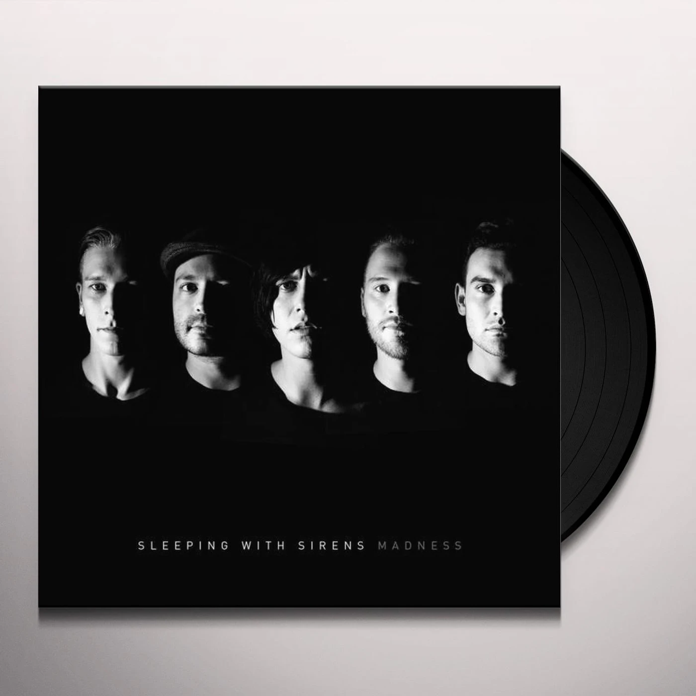 Sleeping With Sirens MADNESS (WHITE/BLACK) Vinyl Record