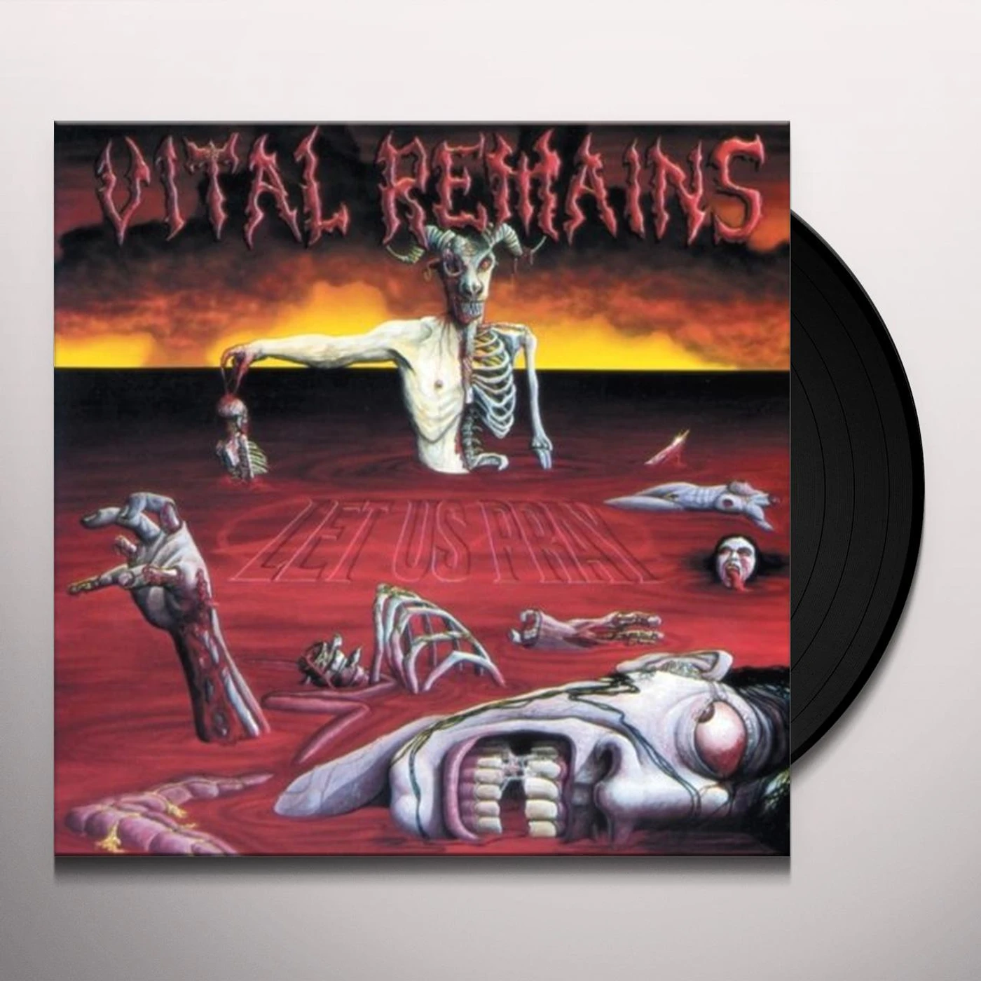 Vital Remains LET US PRAY Vinyl Record