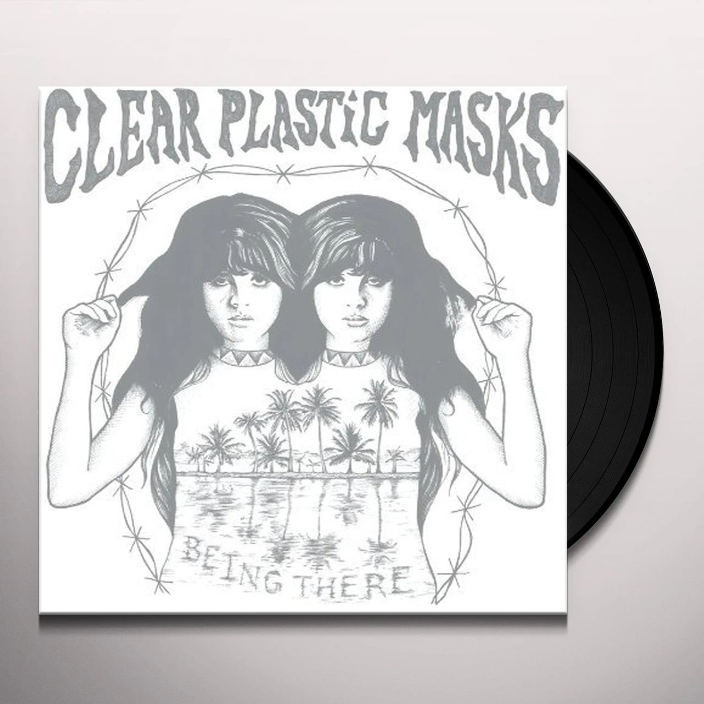 Clear Plastic Masks Being There Vinyl Record