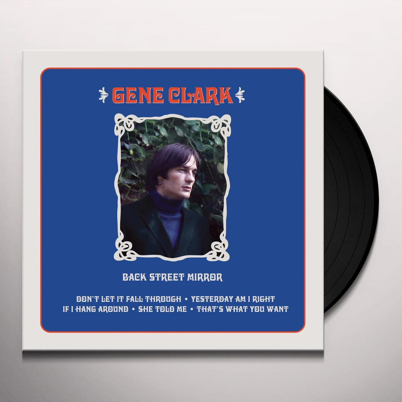Gene Clark BACK STREET MIRROR Vinyl Record