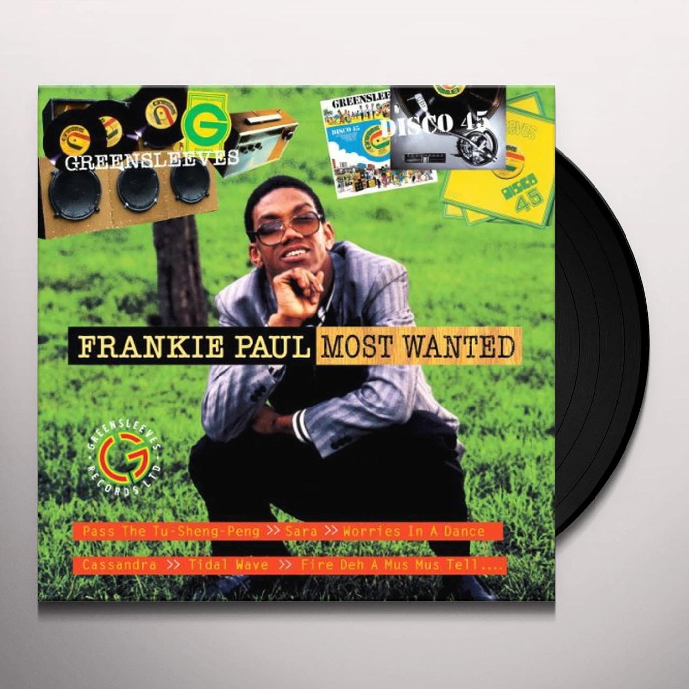 Frankie Paul Most Wanted Vinyl Record