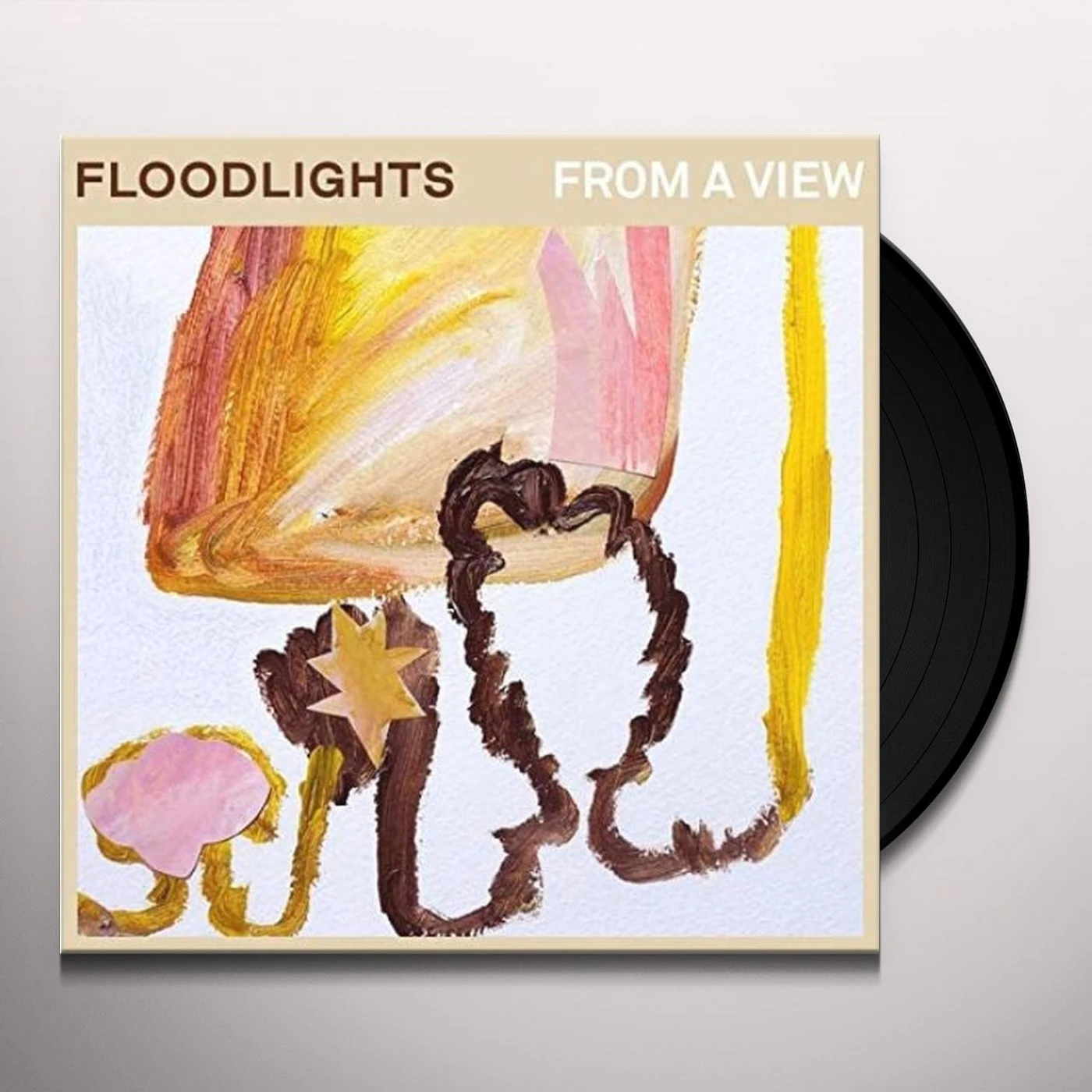 Floodlights FROM A VIEW (YELLOW VINYL) Vinyl Record