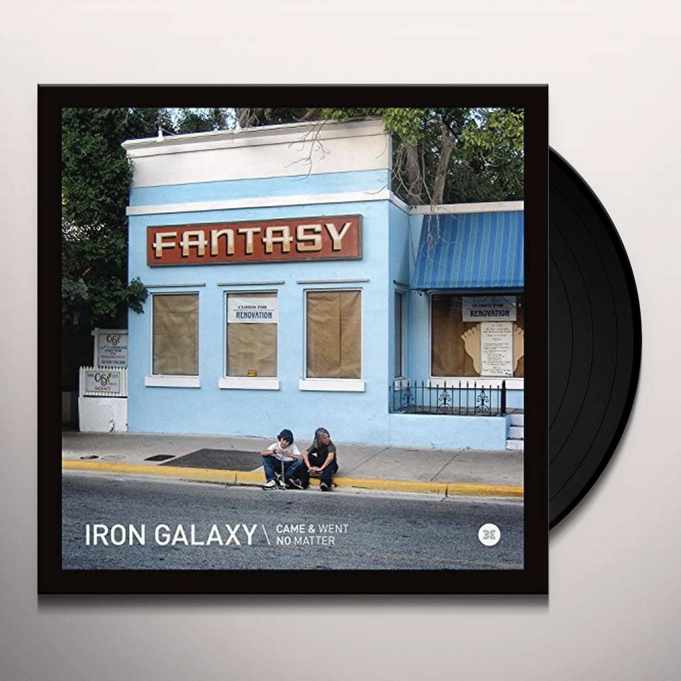 Iron Galaxy CAME & WENT / NO MATTER Vinyl Record - UK Release