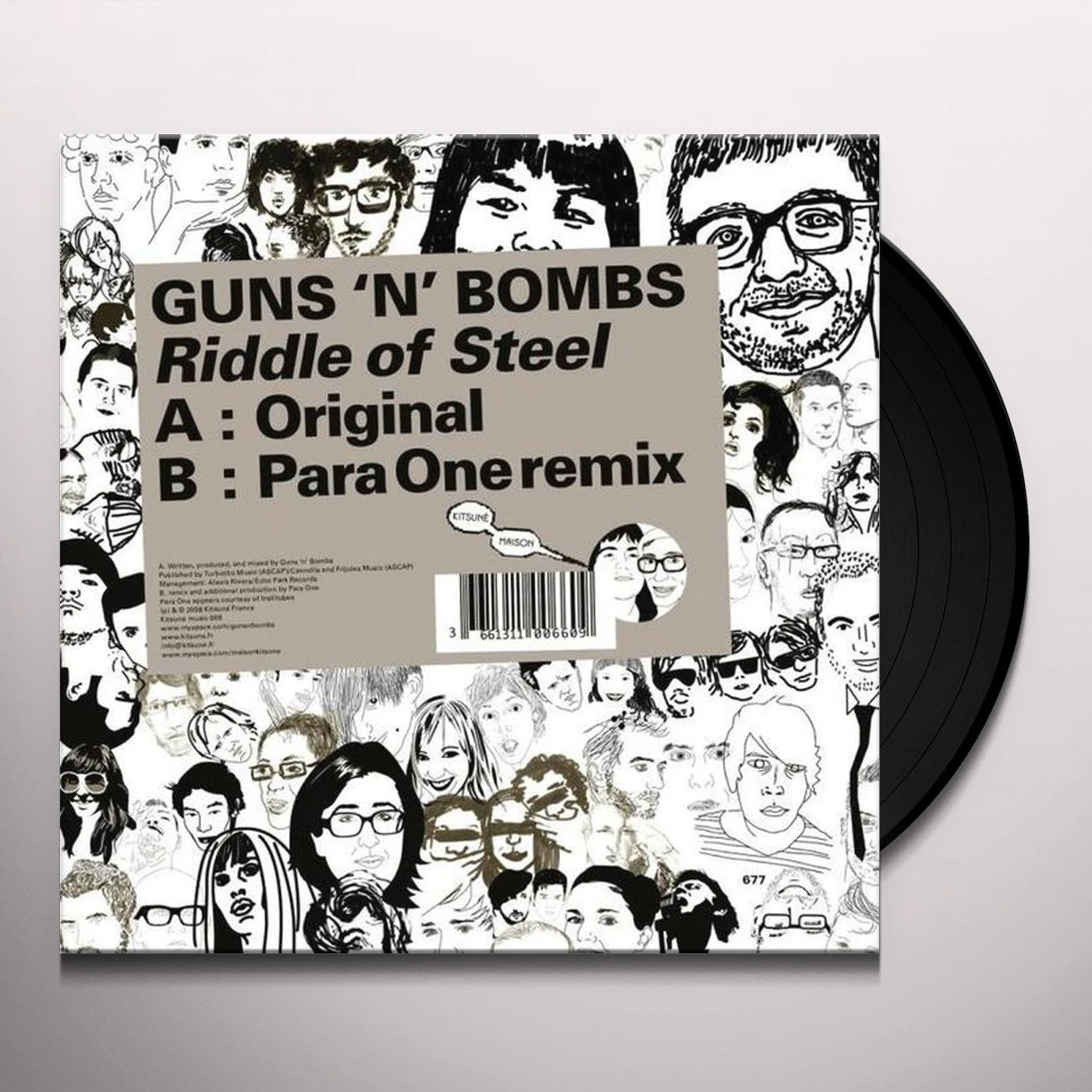 Guns 'N' Bombs RIDDLE OF STEEL Vinyl Record