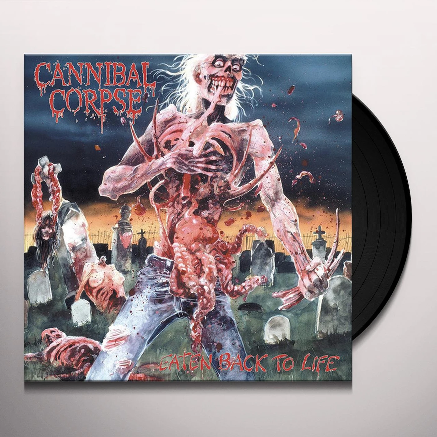 Cannibal Corpse EATEN BACK TO LIFE Vinyl Record